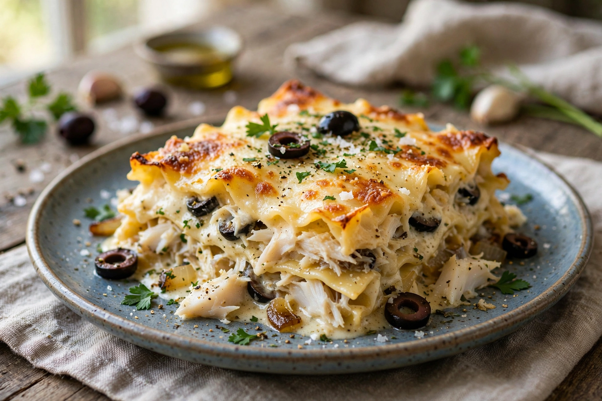 Lasanha de bacalhau